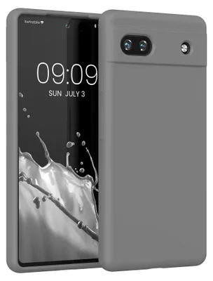 Produktbild von kwmobile Handyhülle für Google Pixel 6a Hülle, für Pixel 6a Case - Hülle Silikon - kabelloses Laden - Stone Dust
