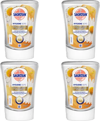 Produktbild von Sagrotan Handseife No Touch Nachfüller Lotusblüte 250ml 4er Pack