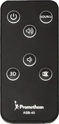 Image de Télécommande Promethean pour ActivSoundBar, infrarouge