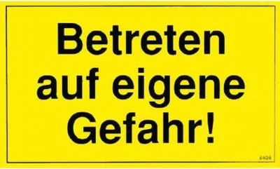 Produktbild von Warnschild- Privatgrundstück - Gr.ca. 25 x 15 cm - 308408