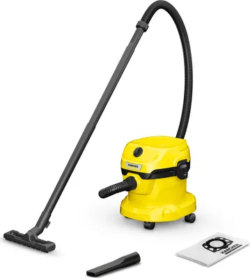 Produktbild von Kärcher WD 2 Plus V-12/4/18 12 l Trommel-Vakuum Trocken&Nass 1000 W Staubbeutel (1.628-000.0)