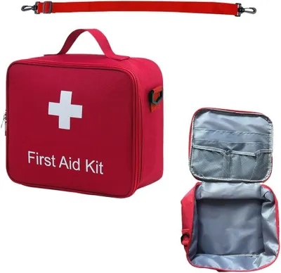 Produktbild von Erste-Hilfe-Tasche leer, 24x21x11 cm, für Reisen