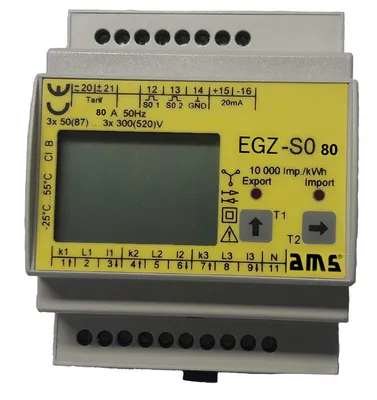 Produktbild von Energiezähler EGZ-S080 Direktanschluss bis 80 A S0-und Analogausgang