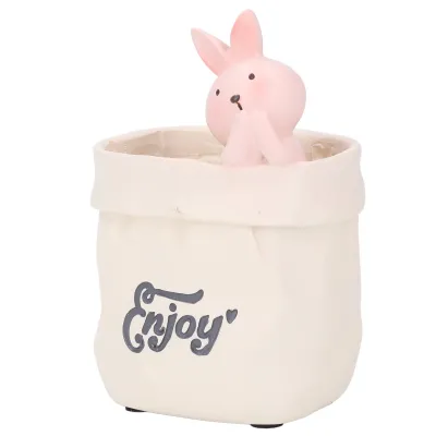 Obrázok produktu pre Stolný ornament, držiak na pero, držiak na písacie potreby, pohár na ceruzku, sukulentný sadzač, stolný sadzač
