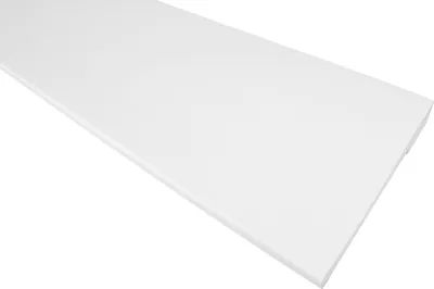 Produktbild von GRAND DECOR Stuckleisten Wand flach modern, PolyurethanHartschaum weiß - 2m Wandleisten glatt Zierleisten Decken Stuck Kunststoff Stuckrahmen (2 Meter CR800)