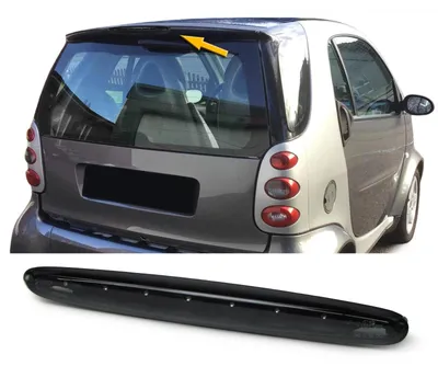 Für Smart ForTwo 450 1998-2007 LED Dritte Bremsleuchte SCHWARZ Smoke in der Farbe SCHWARZ von Carparts-Online GmbH