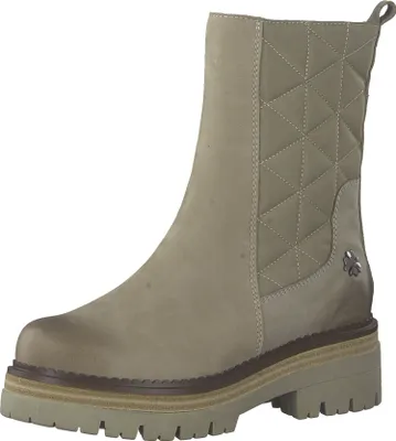 Produktbild von MARCO TOZZI Damen Stiefelette by GMK geometrisch gesteppter Schaft 2-86402-29, Größe:37 EU, Farbe:Beige