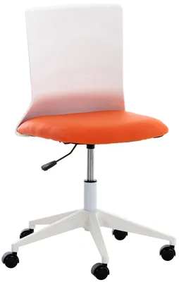 Produktbild von CLP Bürostuhl Apolda ergonomisch orange Material Kunstleder