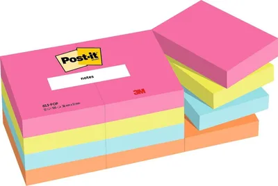 Image de Post-it Notes notes adhésives 38 x 51 mm Poptimistic 12 blocs à 100 feuilles
