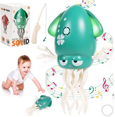 Produktbild von Tanzender Oktopus Spielzeug – Interaktiv & USB-Aufladbar für Kinder 3–6 Jahre