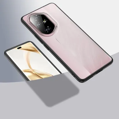 Immagine prodotto di Per Honor 300 Ultra Armor Clear TPU / PC angoli rinforzati Custodia protettiva Nero