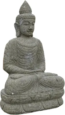 Produktbild von Stonox Buddha Figur Haldia Dhyana Geste Naturstein 84x72x120 cm