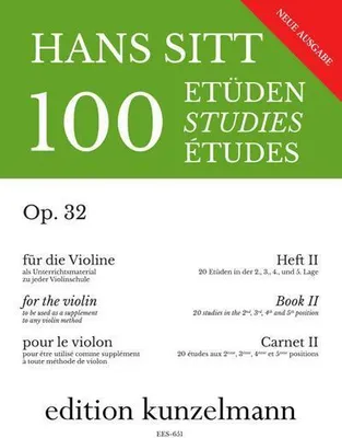 Produktbild von 100 Etüden op.32 Band 2für Violine