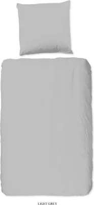 Immagine prodotto di Set di biancheria da letto tinta unita Good Morning 140×200/220 cm grigio chiaro