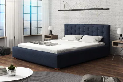 Produktbild von Polsterbett Bett Doppelbett LUCCA Stoff 160x200cm