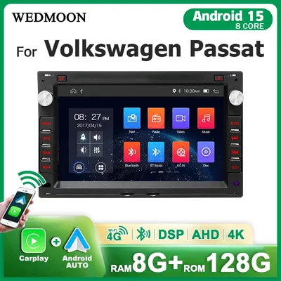 Zdjęcie produktu dla Radio samochodowe Android z 15-calowym ekranem, bezprzewodowe Carplay - 7-calowy wyświetlacz - podwójne DIN