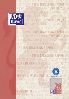 Image de Oxford Schulblock "Recycling" DIN A4 50 Blatt Lineatur 28