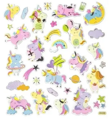 Image de Autocollants Mouminkorne, 32 pièces - Dalprint dpCraft