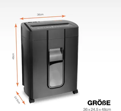 Produktbild von Peach PS500-70, Kreuzschreddern, 18 l, 200 Blätter, 58 dB, 14 Blätter, Schwarz