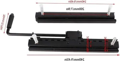 Image de Kit de montage universel pour rails de sièges de voiture et de course avec levier de réglage