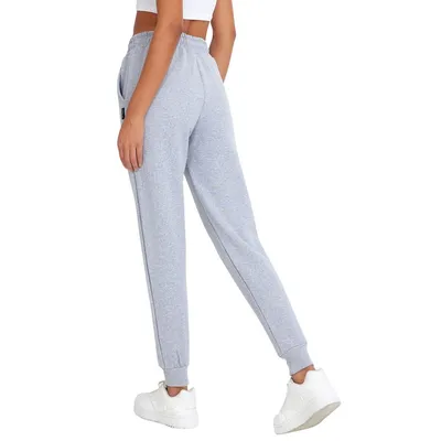 Produktbild von COMEOR Jogginghose Damen - Baumwolle Sporthose Lang, Trainingshosen, Frauen Freizeithosen, Sweatpants mit Regular Passform für Fitness, Yoga, Freizeit