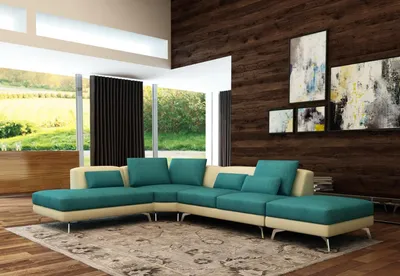 Produktbild von Ledersofa Couch Wohnlandschaft Ecksofa Eck Garnitur Design Modern Sofa 5111
