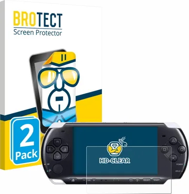 Produktbild von 2x Für Sony PSP 3000 Schutzfolie BROTECT Displayschutz Display Schutz Folie Klar Transparent
