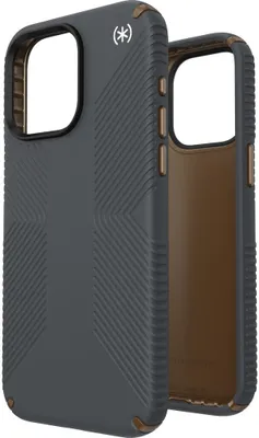 Productafbeelding van Speck Presidio2 Grip, hoesje, geschikt voor Apple iPhone 15 Pro Max, 17 cm (6.7 inch), grijs