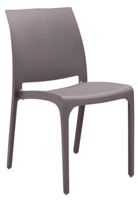 Immagine prodotto di Sedia da Giardino Volga 46x54x80 h cm in Polipropilene Taupe