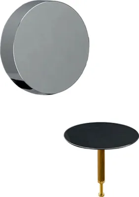 Produktbild von Geberit Fertigbauset Badewannenablauf d52mm, mit Drehbetaetigung, weiss, 1 Stk.