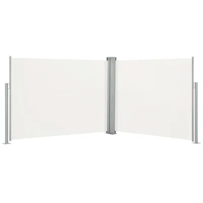 Zdjęcie produktu dla vidaXL Wysuwana markiza boczna kremowa 140 x 1000 cm