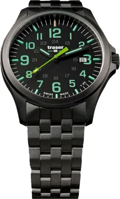 Produktbild von Traser H3 - 107869 - Armbanduhr - Herren - Quarz - P67 Officer Pro GunMetal Black/Lime