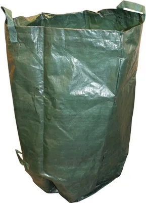 Produktbild von Gartenabfallsack 110L grün universeller Laubsack mit Tragegriffen