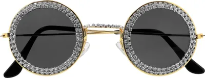 Produktbild von Boland 644556, Karnevalskostüm-Brille, Erwachsener, Uni, Aluminium, Polycarbonat (PC), Polyvinylchlorid (PVC), Silber, 36 g