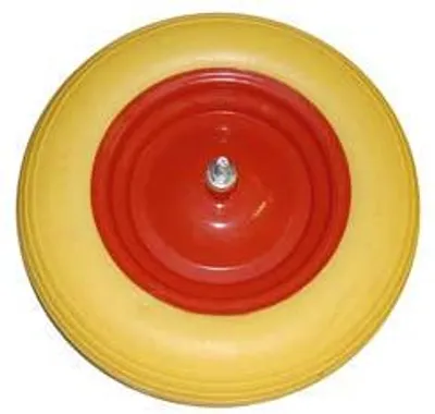 Produktbild von Rad für Schubkarre mit vollem Achsdurchmesser 12x260 mm - Achse: 12x260 mm, Achsabstand: 190 mm