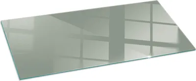 Obrázok produktu pre Sklenený podlahový panel 125x50 cm - Krbový panel zo skla - Krbový panel zo skla - Ochranné sklo - Ochranný panel proti iskrám - Sklenený podlahový panel protipožiarny - Ochranný panel proti teplu - Ochrana podlahy zo skla - Farba sivozelená