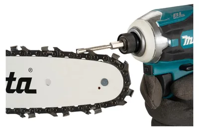 Image de MAKITA D-73782 lime ronde diamètre 5,5 mm pour affûter la chaîne, fixation 1/4" hexagonale pour perceuse