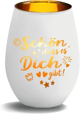 Imagen del producto de Linterna de cristal con la inscripción "portavelas", regalo para mujeres