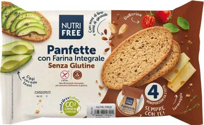 Produktbild von Nutri Free Panfette Integrale Vollkornbrot 340g