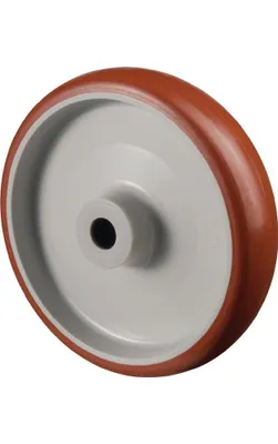 Produktbild von BS Rollen Rad zu A30 Durchmesser 125mm Tragfähigkeit 180kg Polyurethanrad Nabenlänge 44mm - B31.125