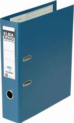 Produktbild von Ordner rado Plast A4 PVC 80mm breit blau Packung mit 20 Stück