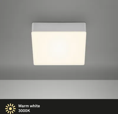 Immagine prodotto di Lampada a incasso LED senza cornice IP20 11 W 3000K argento metallo-plastica Briloner
