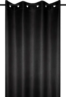 Zdjęcie produktu dla STOF | Zasłony - COPENHAGUE - 140x260 cm - Czarny - Półprzezroczysty - Elegancki design