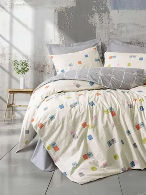 Produktbild von L'Essentiel Linge de Maison, Hochwertiges Ranforce Bettwäsche-Set (2-teilig), Grau, 200 x 200 cm | 100% Baumwolle, 145 Fäden, Maschinenwaschbar bei 40 °C, Knopfverschluss | Weich und langlebig.