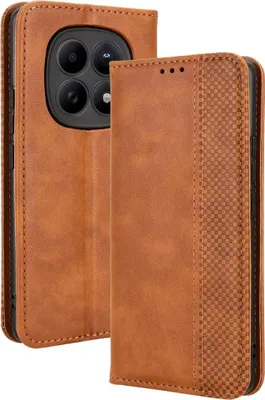 Produktbild von Xiaomi Redmi Note 15 / Poco M8 Hülle - Coverup Vintage Style Klapphülle - Braun