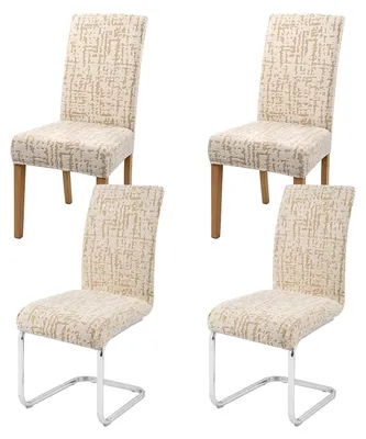 Produktbild von Universelle Stretch-Sitzbezüge, Set mit 4 Stück, Beige