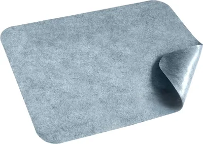 Produktbild von Famanu Türmatte - Superdünn 2 mm - Selbstklebende Antirutschmatte - Waschbar - Grau (60 x 98 cm)