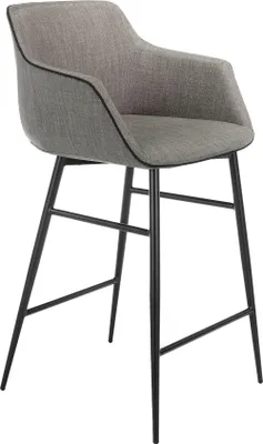 Image de Angel Cerdá Tabouret en tissu gris 4089