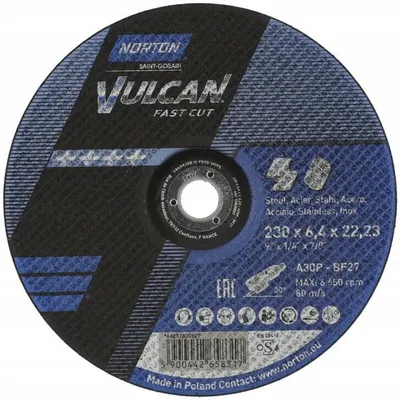 Produktbild von Norton Vulcan Trennscheibe für Stahl 230x22,23mm