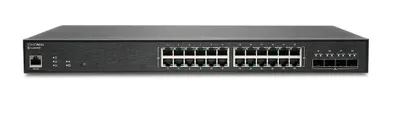 Produktbild von SonicWALL SWS14-24FPOE - Managed - L2 - Gigabit Ethernet (10/100/1000) - Power over Ethernet (PoE) - Rack-Einbau - 1U
